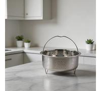 Panier vapeur pour cuiseur à riz 1,6 l 2 L fabriqué en acier inoxydable 304 assurant une répartition homogène de la chaleur pendant la cuisson (16,5 cm)