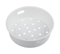Panier vapeur pour cuiseur à riz et cuisinière - Construction en plastique résistant à la chaleur pour cuire des aliments à la vapeur sans huile ni graisse ajoutée (3 l)