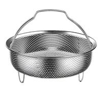 Panier vapeur pour légumes, panier à riz en acier, panier vapeur pour légumes, panier vapeur avec poignée et pied de base pour autocuiseurs