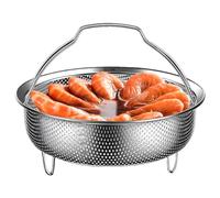 Panier vapeur pour légumes - Panier vapeur pour légumes | Panier vapeur en acier inoxydable d'excellente qualité avec poignée et pied de base pour autocuiseurs