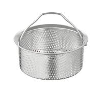 Panier vapeur universel en acier inoxydable for cuiseur à riz/Instant Pot, lavable au lave-vaisselle, multifonction(L)