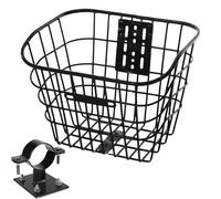 Panier Vélo Adulte, Porte-Bagages Amovible, Panier De Transport Amovible pour Scooter avec Support pour Animaux De Compagnie Chats Chiens Fruits Courses