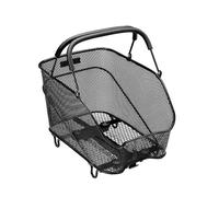 Panier vélo arrière avec anse sur porte bagage compatible système snap-it 2.0 Racktime Bask It Trunk