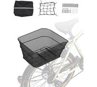 Panier vélo arrière avec housse 39x31x21cm - Panier porte-bagages pour la roue arrière