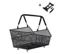 Basil – Panier arrière Cento Mik – 21 l – Noir