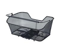 Panier vélo arrière - Basil - Cento - Acier - Argenté - 38x24x11cm