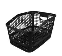 Panier vélo arrière plastique fixation porte bagage vis rail Optimiz Noir