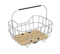 Panier vélo arrière - RACKTIME - Baskit Breeze 2.0 - Gris - 25 L - SNAPIT 2.0