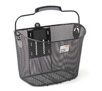 Panier vélo avant à clips acier Newlooxs Toscane Klickfix Noir