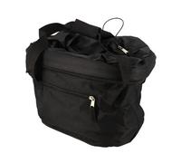 Panier vélo avant à clips pliable tissus avec anse Sélection CGN Cycle Noir