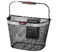 KlickFix Uni Panier de vélo dense, noir 2021 Paniers pour guidon