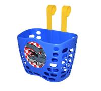 Panier vélo avant fixation par sangle sur cintre enfant P2R shark Bleu