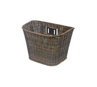 Panier vélo avant Kellys Rattan - marron - 35x26x25 cm