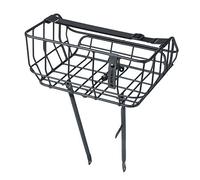 Panier vélo avant noir mat en aluminium 25L Portland Basil ( Noir mat / Non-Défini )