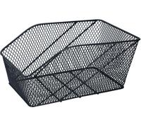Panier vélo Dunlop 13 litres - Vélo Arrière - fixation Tyraps incluse sans outil - Métal - Noir