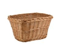 Panier vélo en osier buff
