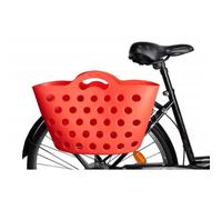 Panier vélo HAPO-G Trendy One rouge pour courses à vélo