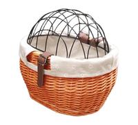 Panier Velo Panier De Vélo en Osier, Porte-Animaux for Vélo, Panier De Vélo en Rotin, Panier De Vélo for Petits Chiens, Panier De Transport for Animaux De Compagnie for Chats,(Multi)
