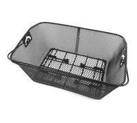 Panier vélo - RK - Grille arrière - Fixation à clips ressorts - Couleur noir - Mixte