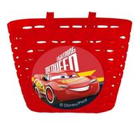 Panier Velo - Sacoche Velo Tataway Panier de Vélo pour Enfant Disney Cars, Plastique Rouge