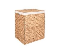 Panière à Linge Pliable en Jacinthe d'Eau - MIKAIL -