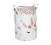 Panière De Rangement En Tissu Licorne - Ecru Ecru