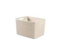 Paniere Jute rectangulaire 20 L - Beige