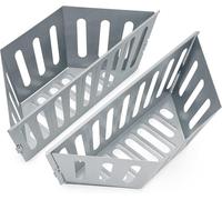 Paniers à Charbon de Bois, Charcoal Briquet Holders pour Weber Barbecue à Charbon Kettle 57/67cm, Char-Basket pour Chaleur Directe et Indirecte, Char-Basket, Acier Galvanisé, Paquet de 2