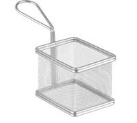 Hendi Paniers à frites miniatures 426425 acier inoxydable 100×80×75 mm