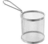 Hendi Panier à frites miniature 426449 – Acier inoxydable Ø90 mm H90 mm