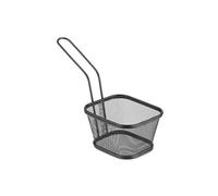HENDI Paniers à frites miniatures empilables noir - 130x115x(H)80 mm