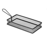 Paniers à frites miniatures noir mat 255x135x(H)45 mm