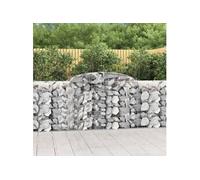 Paniers à gabions arqués 13 pcs 300x50x100/120 cm fer galvanisé, gabion, cage de gabion, panier de mur de gabion, mur 3146712