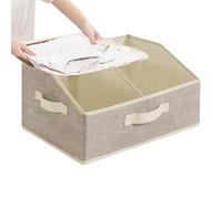 Paniers à - Imperméable Pliable Grand, Paniers En Tissu Pour Rangement - Pour Salon Chambre Salle De Bains Bureau Armoire Buffet Robes Couverture Serviette Jouet