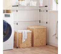 Paniers à linge 2 pcs hyacinthe d'eau sac à linge boîte à linge vidaXL