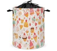 Paniers à linge, grand sac à linge avec cordon de serrage, sacs à linge amovibles, bac de rangement pliable avec poignées pour l'organisation de la maison, chambre d'enfant, papier d'emballage de