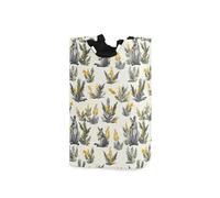 Paniers à linge kangourou originaux - Jaune argenté - Panier à linge imperméable avec poignée robuste - Unité pour vêtements de bébé et enfants