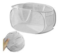 Paniers à Linge Pliable, 70L+ Corbeille à Linge Sale avec Poignées, Pop Up en Panier Rangement Linge Grand Capacité, pliable et Portable pour Laverie, Buanderie, Maison, Dortoir (Gris)