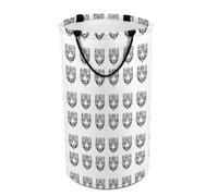 Paniers à linge pliables pour dortoir - Grand panier à linge rond pliable pour bébés et enfants, 135 L, panier à linge sale pour garçons et filles, décoration de chambre d'enfant, esthétique