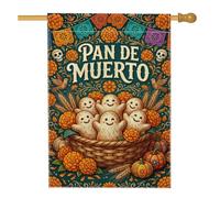 Paniers à pain Jour des morts Drapeau 71 x 101 cm