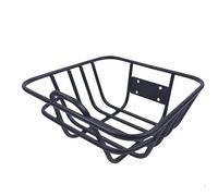 Paniers avant de vélo noir Panier de rangement en structure métallique - Corbeille de rangement pour objets de cyclisme