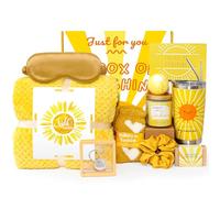 Paniers cadeaux d'anniversaire pour femme, 11 pièces uniques « Get Well Soon », emballage cadeau inspirant, boîte cadeau spa, cadeau sur le thème du soleil pour sa mère, épouse, sœur, meilleure amie