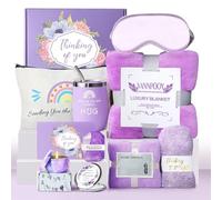 Paniers cadeaux d'anniversaire pour femme, 13 pièces « Thinking of You Get Well Soon », coffret cadeau spa, cadeau de départ à la retraite pour femme, idée cadeau de Noël pour maman, sœur, sa