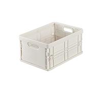 Paniers de bacs de rangement pour organisation de garage à domicile, poubelles de rangement pliables, cubes de rangement empilables Organisateur de pliés en plastique Caisses pour les épiceries