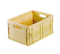 Paniers de bacs de rangement pour organisation de garage à domicile, poubelles de rangement pliables, cubes de rangement empilables Organisateur de pliés en plastique Caisses pour les épiceries