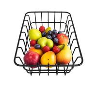 Paniers de congélation - Paniers de congélation coffres, panier de rangement pour réfrigérateur, étagère de rangement empilable, étagère métallique de cuisine | Organisation du réfrigérateur idéale