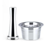 Paniers De Filtres À Café, Compatibles Pour K-fee, Compatibles Avec Tchibo, Outils De Préparation De Café Rechargeables, Filtres Réutilisables En Acier Inoxydable, Doseurs De Capsules(1 capsule T)
