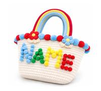 Paniers de Pâques Personnalisés, Paniers pour Chasse aux œufs Personnalisables avec noms Brodés, Paniers arc-en-ciel sur Mesure, Cadeaux pour Fêtes de Pâques, sacs Fourre-tout légers Personnalisés