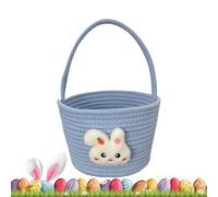 Paniers de Pâques pour , panier de Pâques pour - Conteneur de stockage de bonbons festifs doux - Panier de lapin de Pâques, sacs de seau avec poignée pour oeufs