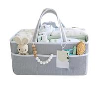 Paniers de Rangement de Bac de Rangement pour Chambre de Bébé avec | Bac Organisateur de Pour Lingettes, Lotion, , Bouteille d'Eau, Voyages en Voiture, Sorties,